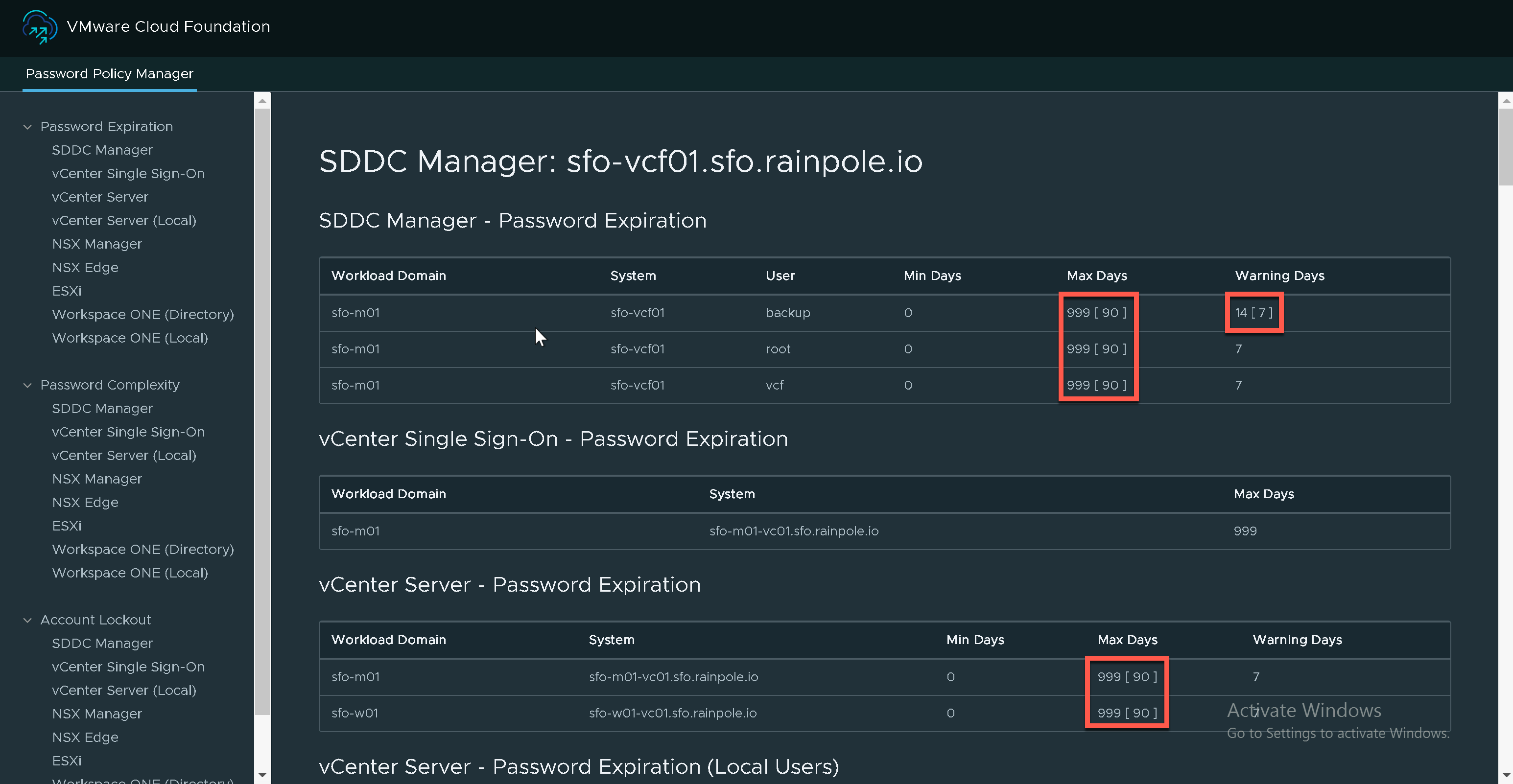 Generating Password Policy Reports for VMware Cloud Foundation – My ...